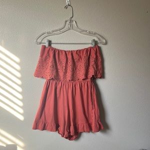 American Eagle strapless romper